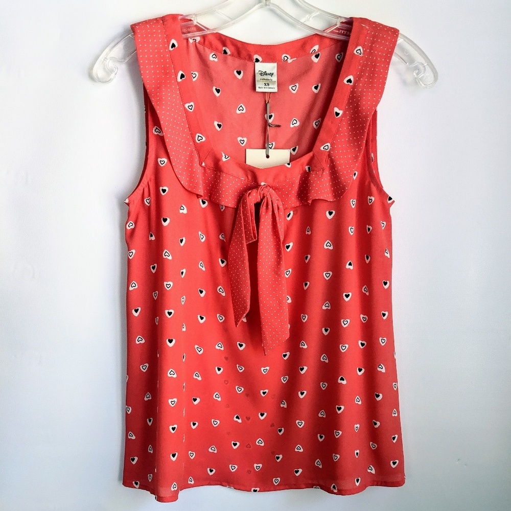 Lauren Conrad Disney heart Minnie Sailor tank, S